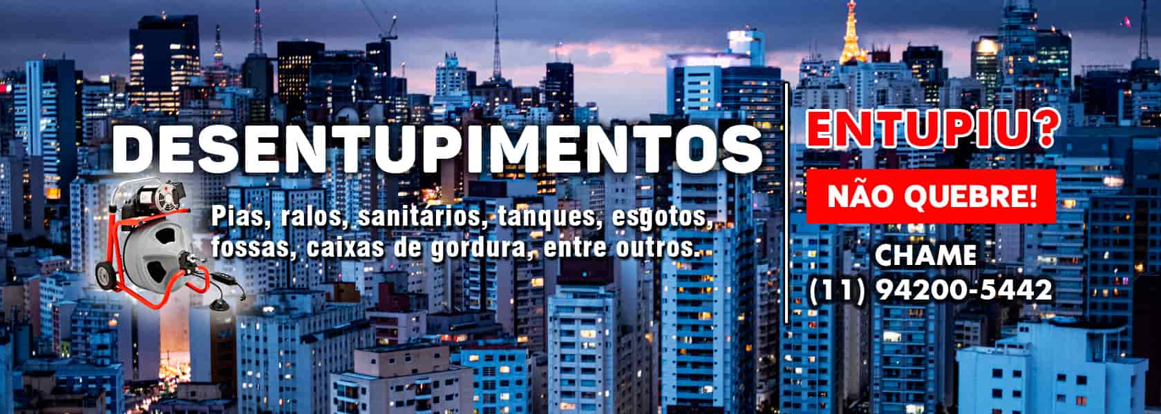 Desentupidora desentupidora